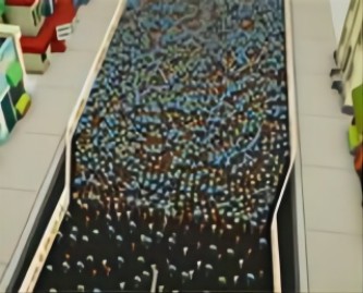 A linear wave propagation‐based simulation model for dense and polarized crowds